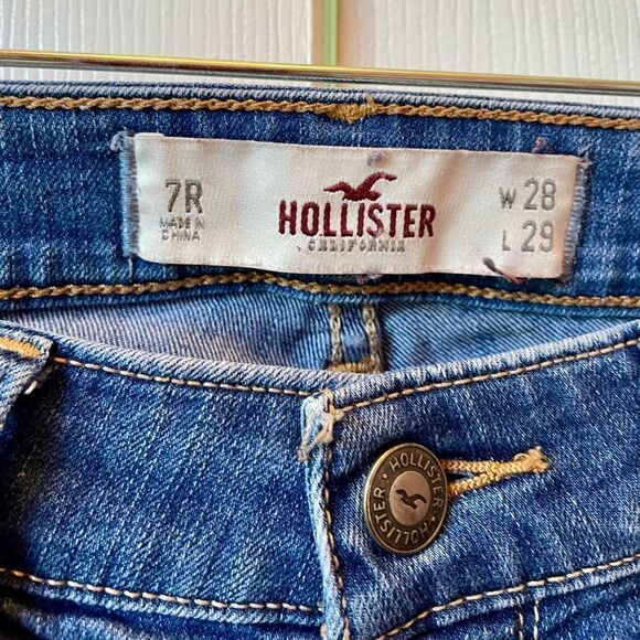 HOLLISTER SKINNY JEANS SIZE 7 REGULAR EDITION EUC - Picture 5 of 6